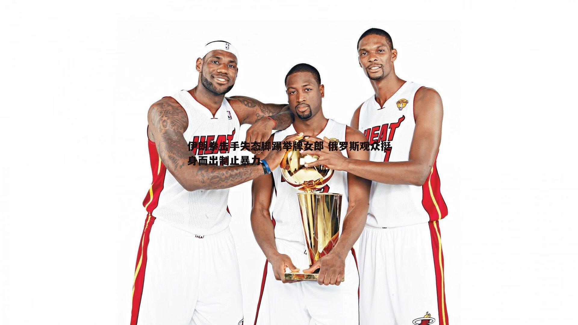 伊朗拳击手失态脚踢举牌女郎 俄罗斯观众挺身而出制止暴力